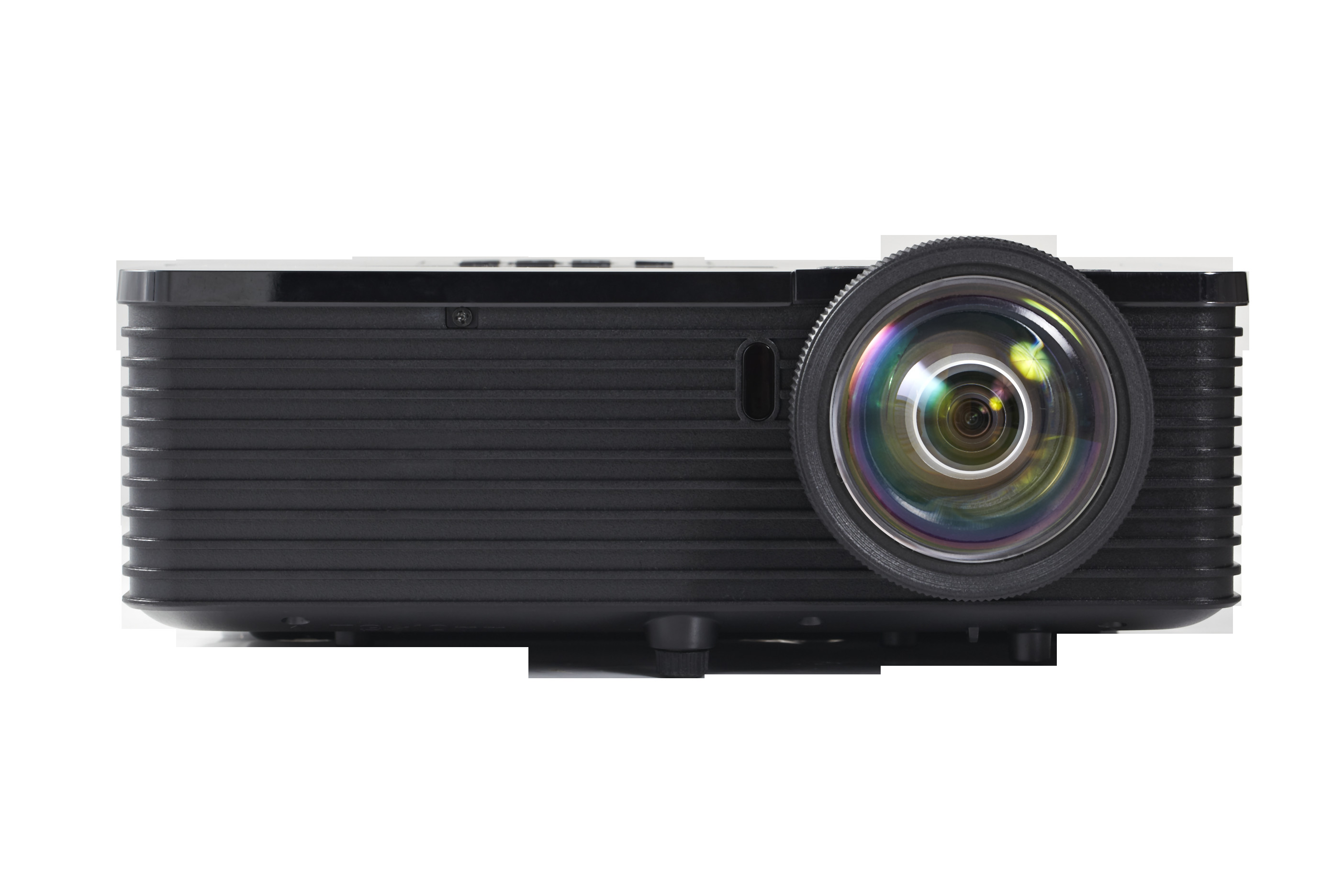 Cheap Price Portable Short Throw Laser Lamp Projector 3200lm 30''-300'' Size With Black Color