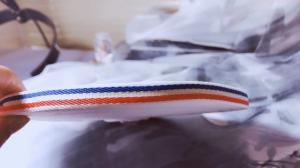 Quality Modern Striped Wired Ribbon Grade 4 Color Fastness Perfect For Party Decorating wholesale