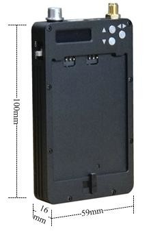 NLOS 5~10KM HDMI+CVBS/CVBS H.264 1080P portable Micro cofdm transmitter for video link