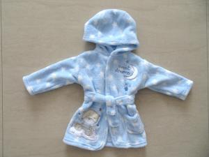 Quality blue baby bath robes,dressing gowns,clothing factory wholesale