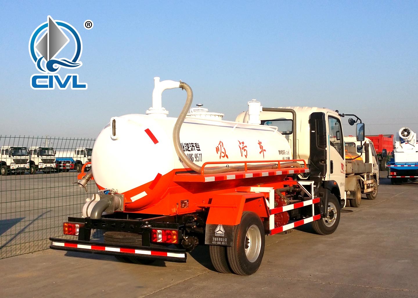 6x4 16m3 Cleaning Sewage Suction Truck Rustproof