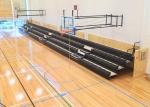 Elevated Retractable Bleacher Seating Polymer Bench For Event Center