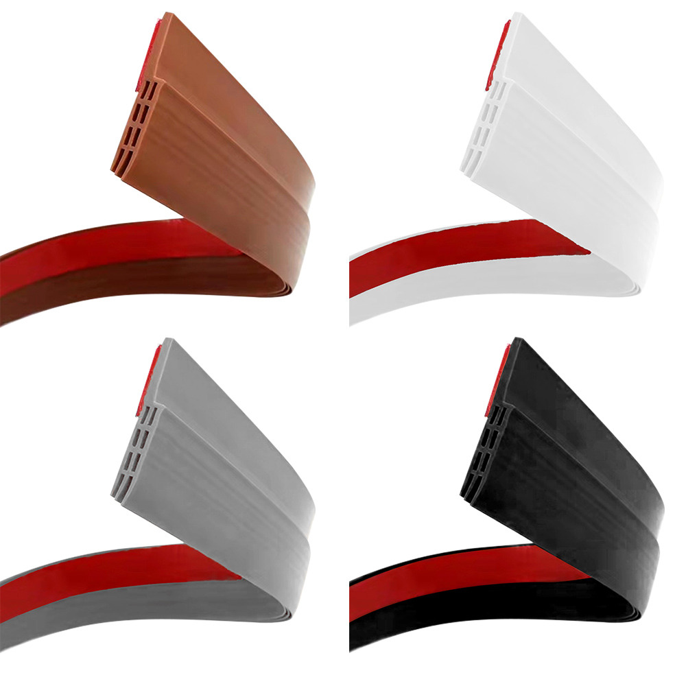 Door Draft Stopper Under Door Draft Blocker Insulator Door Sweep Weather Stripping Noise Stopper Adhesive