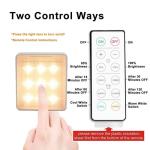 Dual Color Dimmable 6000K 0.5watt Remote Control Under Cabinet Light