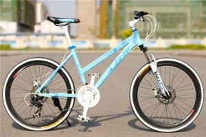 Quality EN standard 36 spokes 24/26 inch alloy mountain bicycle MTB with Shimano 24 speed for lady wholesale