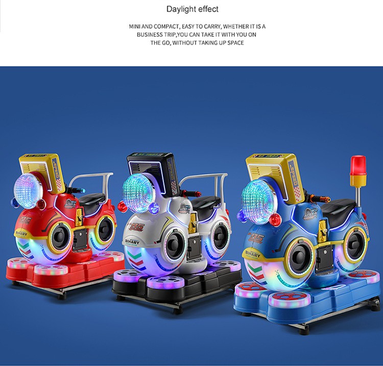 Electric Fairground Coin Operated Car Ride Machine For Kids' Entertainment