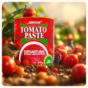 Quality Energy 7% Organic Tomato Paste In Pouch 2975mg Sodium Per 100g wholesale
