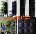 waterproof 10 pockets non-woven fabric wall hanging flower bag, Felt Material