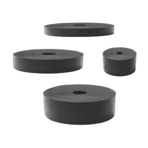 Quality Round Abrasion Resistance Rubber Feet Pads for Furniture / Equipment wholesale