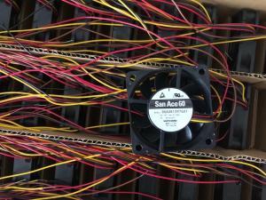 Quality DC Motor Cooling Fan 60 X 15mm 12VDC Low Power Tachometer PWM 9GA0612P7G01 wholesale