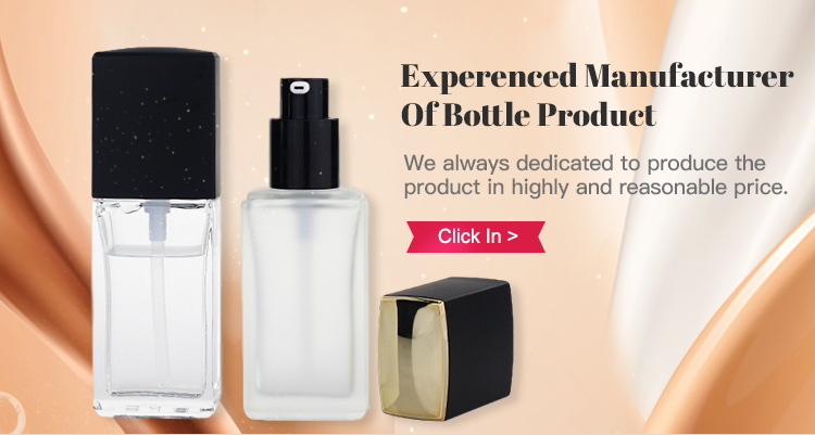 Pump Head ETC Glass Liquid Foundation Bottles Recyclable Cosmetic Packaging