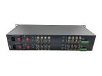 1080P 16-CH HDCVI/TVI/AHD Fiber Optic Video Transceiver 120MHz 1310nm/1550nm