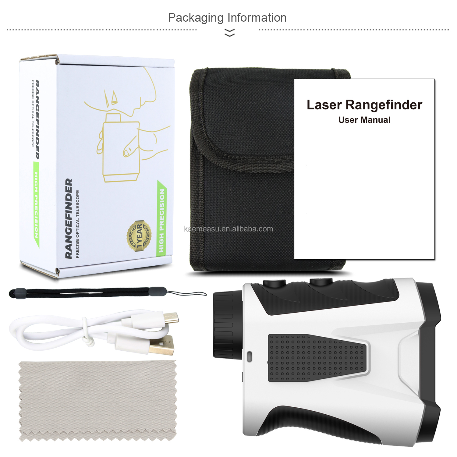 450m Wholesale Golf Rangefinder Outdoor Sport Telescope Rechargeable Optical Instruments