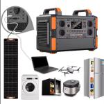 1200w Portable Outdoor Power Supply Large Capacity Energy Storage 220v High