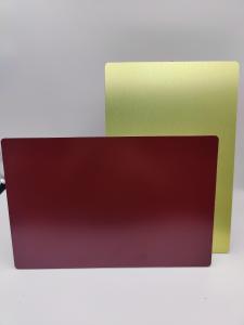 Quality Anti Fire PVDF ACP Sheet 5mm Aluminum Panel Board Solid Color wholesale