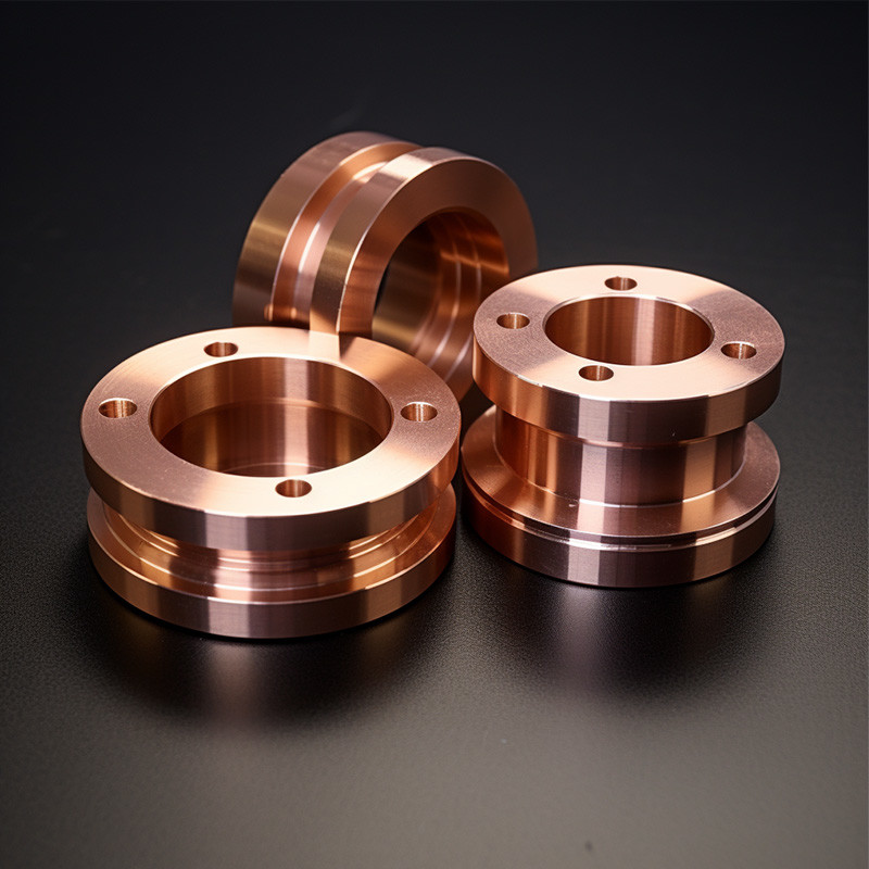 Bead Blasting CNC Copper Parts Micro Machining Parts Turning Parts Machining Services
