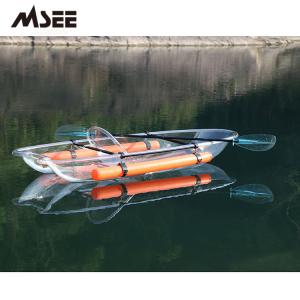 Quality Two Seat Free Clear Plastic Canoe Paddle For Fishing / Surfing / Cruising wholesale