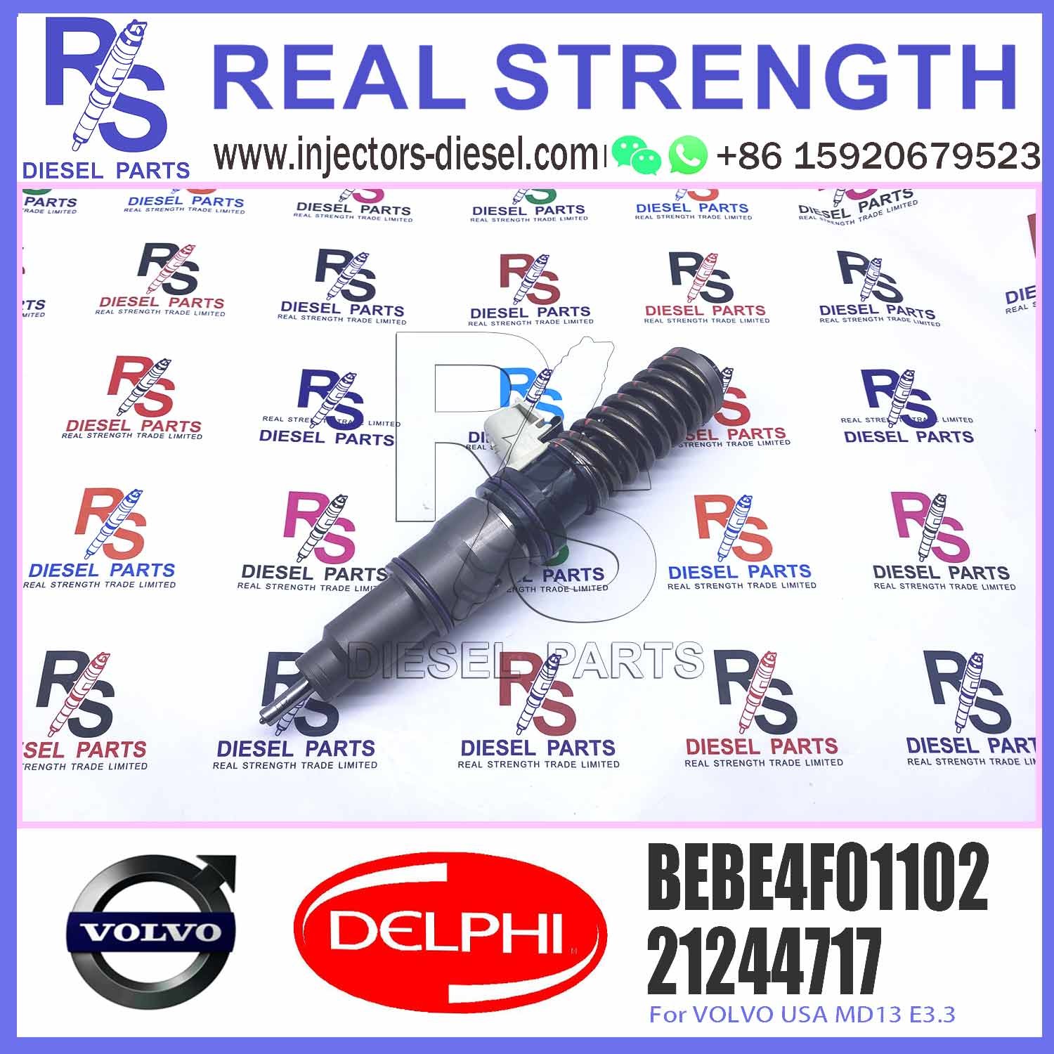 High Quality Diesel Electronic Unit Injector BEBE4F01102 For V-O-L-V 20977565