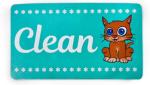 Waterproof Clean Dirty Dishwasher Magnet Funny Sign For Home dish washing