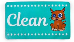 Quality Waterproof Clean Dirty Dishwasher Magnet Funny Sign For Home dish washing wholesale