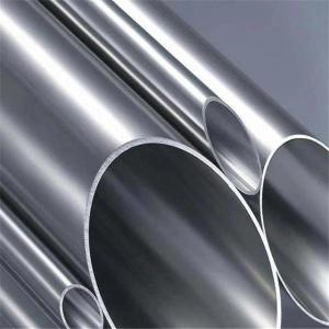 China ASTM Round Tube Ss201 202 304 316L Seamless Tube Brushed Mirror Surface Beveled End Seamless/Welded Stainless Steel Pipe on sale