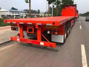 Quality Triple Axle 12 Metre Flatbed 3 Axle Truck Trailers wholesale