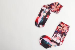 Quality Breathable Sporty 3D Printing Socks Anti Bacterial wholesale