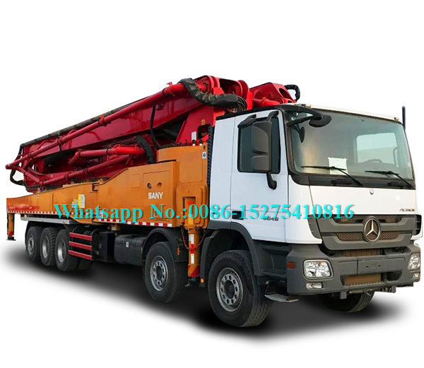 6 Arms Concrete Construction Equipment Sany Concrete Pump 180 M³/H Output