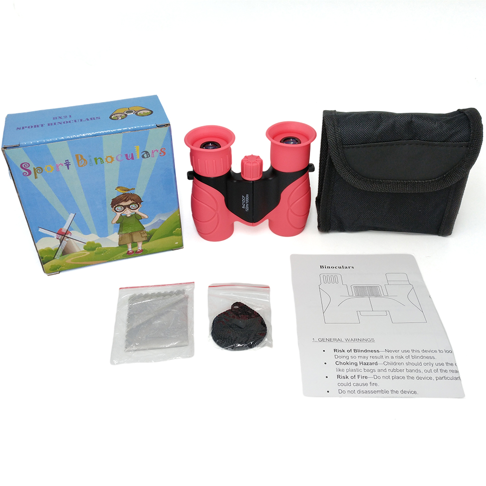 High End Bak4 Prism 8x21 Jungle Exploration Binocular Toys For 4-12 Years Kids