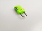 Green TSA Approved Travel Locks / 3 Digit TSA Travel Locks For Suitcases
