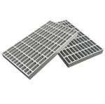 Silver Serrated Flat Bar Catwalk Steel Bridge Grating Walkway for Industrial