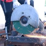 3900rpm 350*1.9*25mm Inox Super Thin Cutting Blade For Angle Grinder