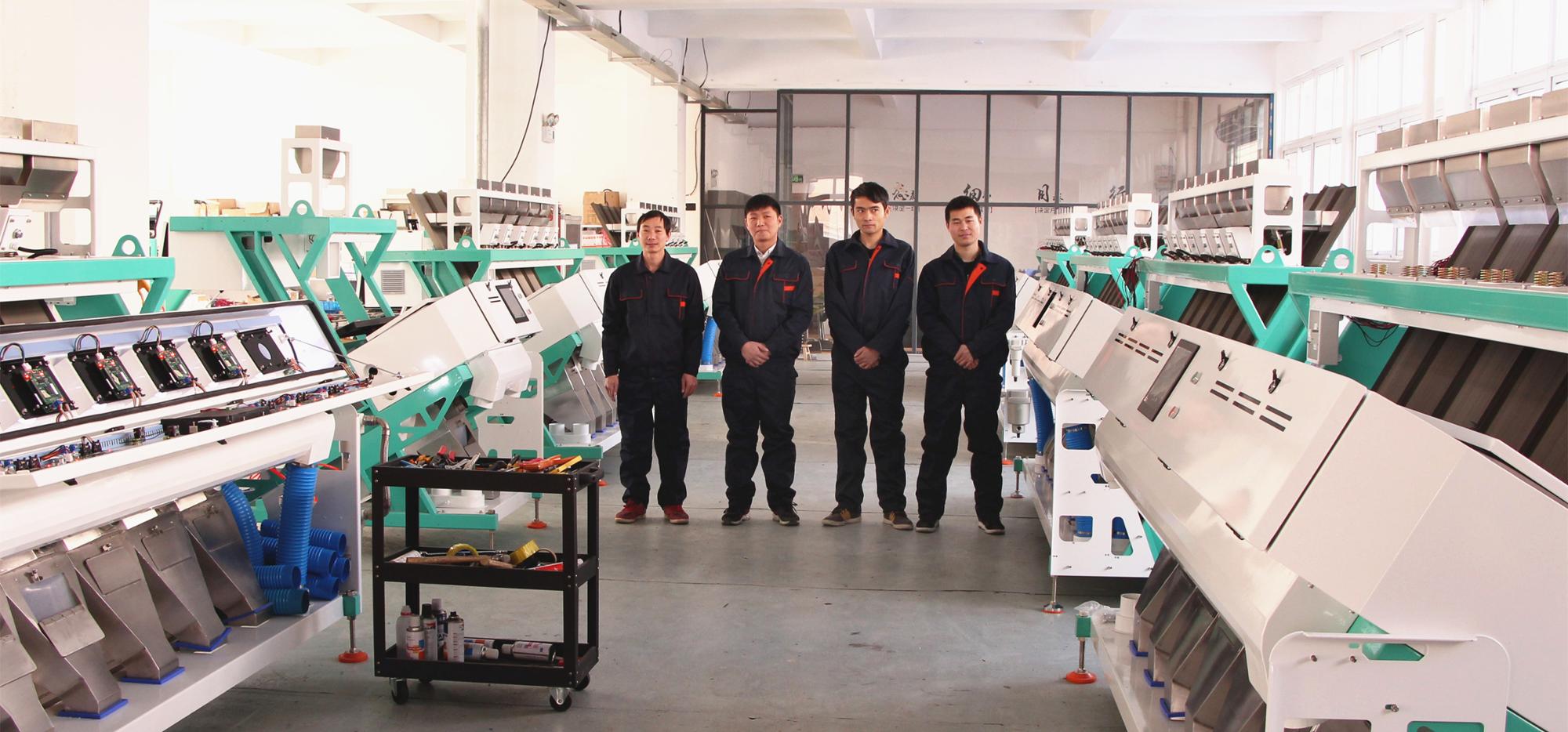 10 Chutes High Output Grain Color Sorter Equipped With Visible Sight Mirror