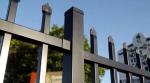 Customized Black Zinc Steel Metal Garrison Fence Panels Maintenance Free