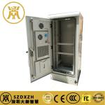 IP55 2 Compartments Outdoor Power Cabinet With Anti Theft Three Point Lock
