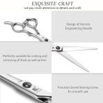 Customized Logo Hair Salon Shears , Antique Stainless Steel Barber Scissors