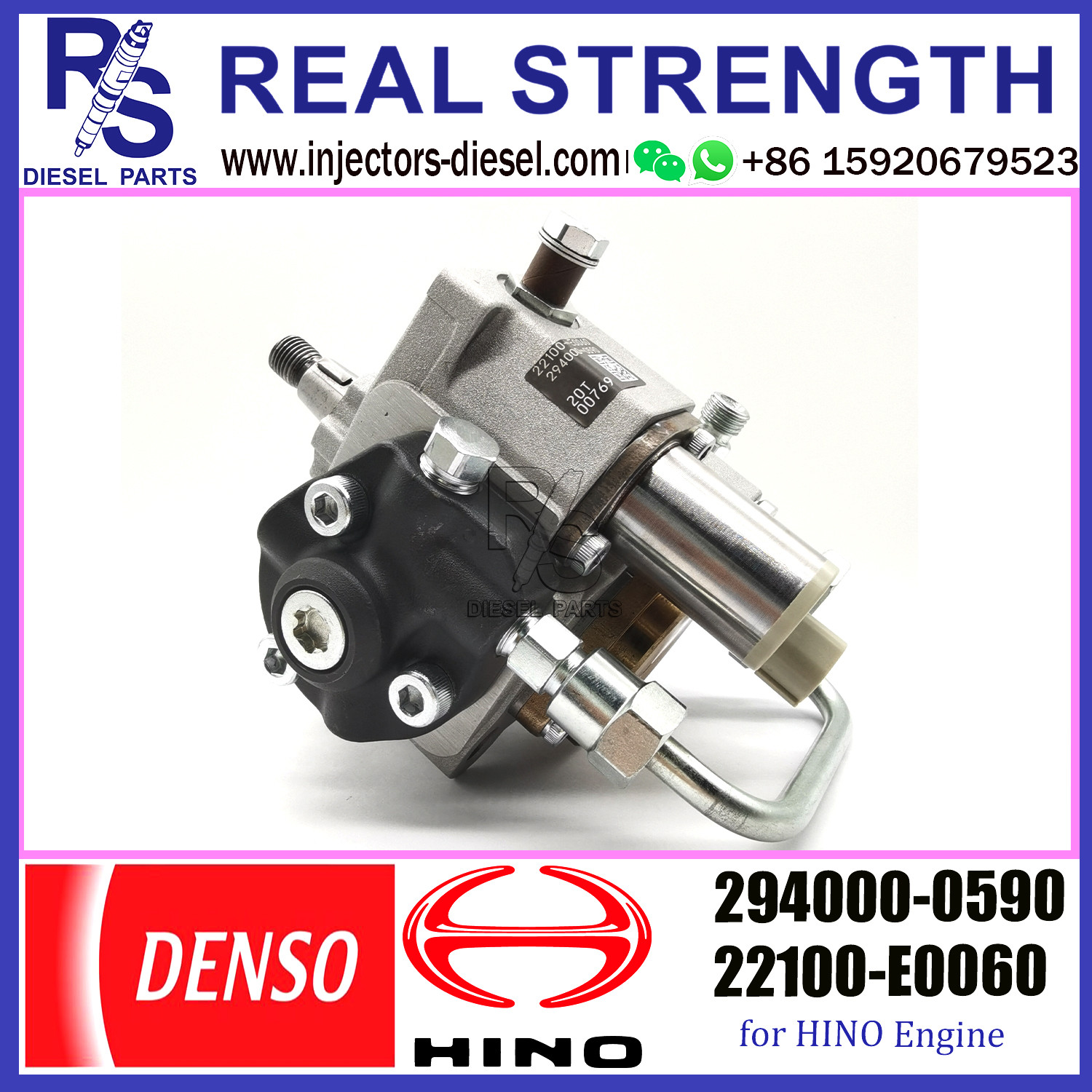DENSO pump Diesel Engine Fuel Pump Assembly 294000-0590 22100-E0060 22100-E0067 FOR HINO N04C ENGINE