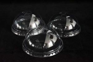 Quality Dome 98mm Transparent PLA Lids Disposable Biodegradable wholesale