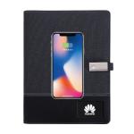 Pu Leather A5 Notebook Luxury Corporate Gifts Erasable Custom Logo With LED