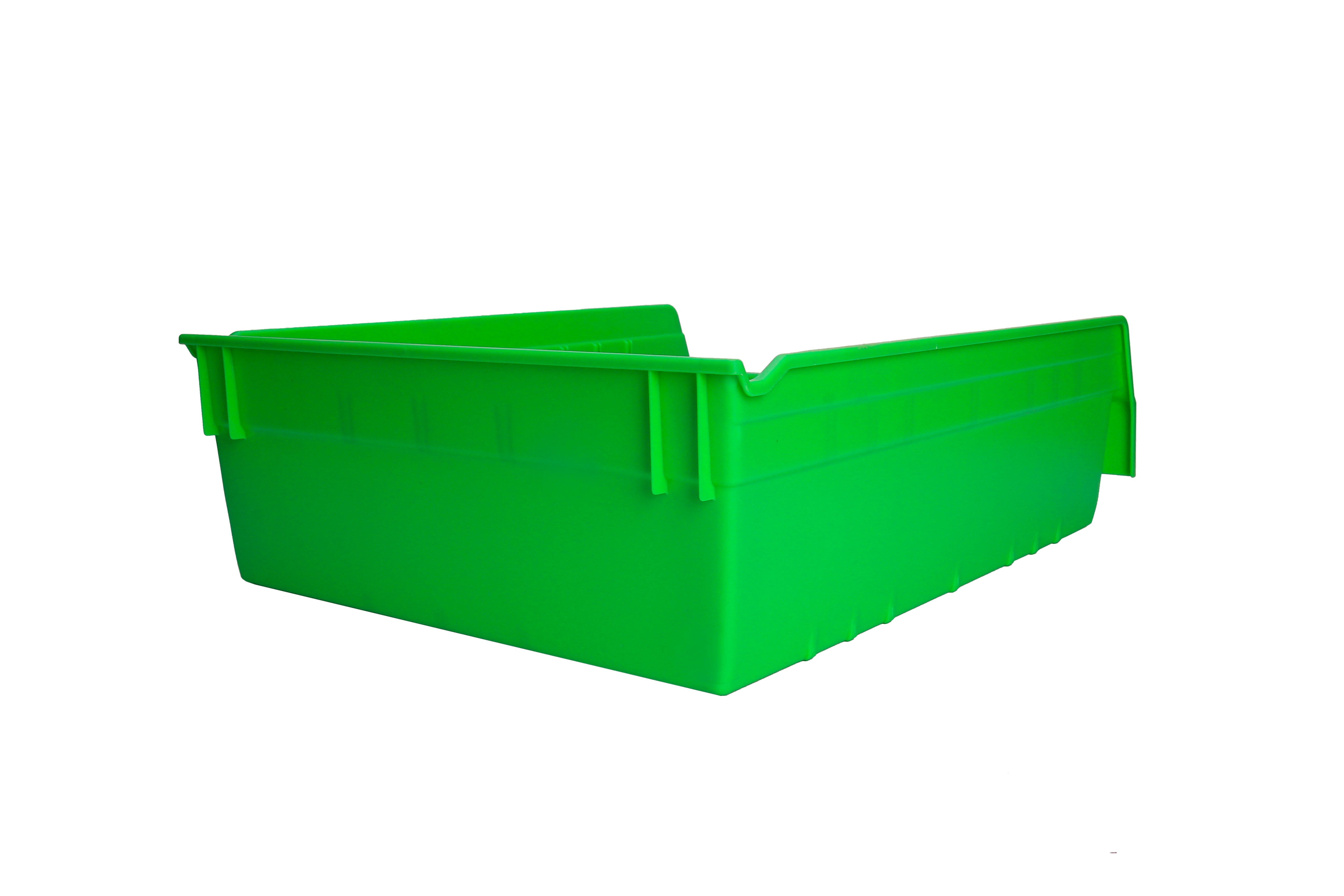 Solid Box Bin for Spare Parts Storage on Warehouse Stacking Tray Eco-Friendly Plastic