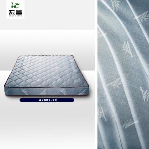 Quality 70gsm Grey Jacquard Mattress Fabric Good Chemical Resistance wholesale