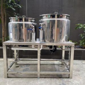 Quality SUS316 400V Vacuum Emulsifier Mixer Shea Butter Body Cream Making Machine wholesale