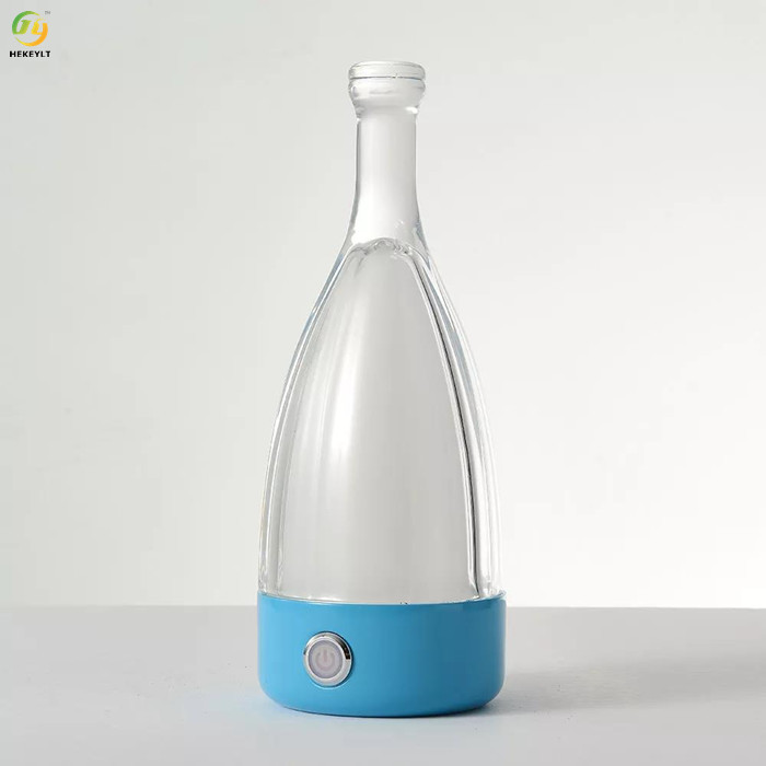 Multifunction Modern Hotel Bedside Table Lamp Three Color Custom Drunk Bottle Shape