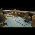 JG Phoenix Architectural Site Model Design 1/150 Villa house