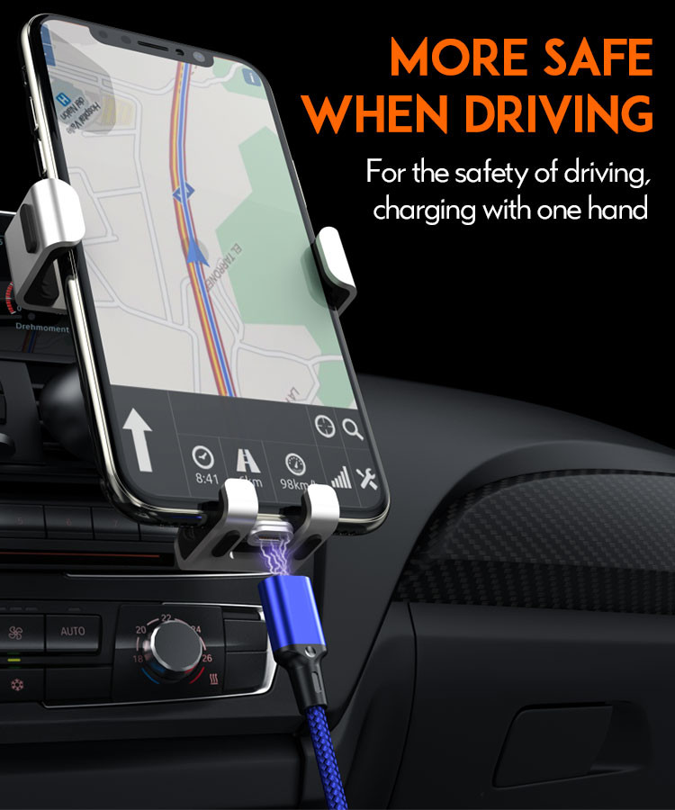Square 180 Rotation OEM Magnetic USB Charging Cable Data Sync