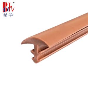 Quality Solid T Shape Wooden Door Seal Strip Pvc Weather Strip Easy Installation wholesale