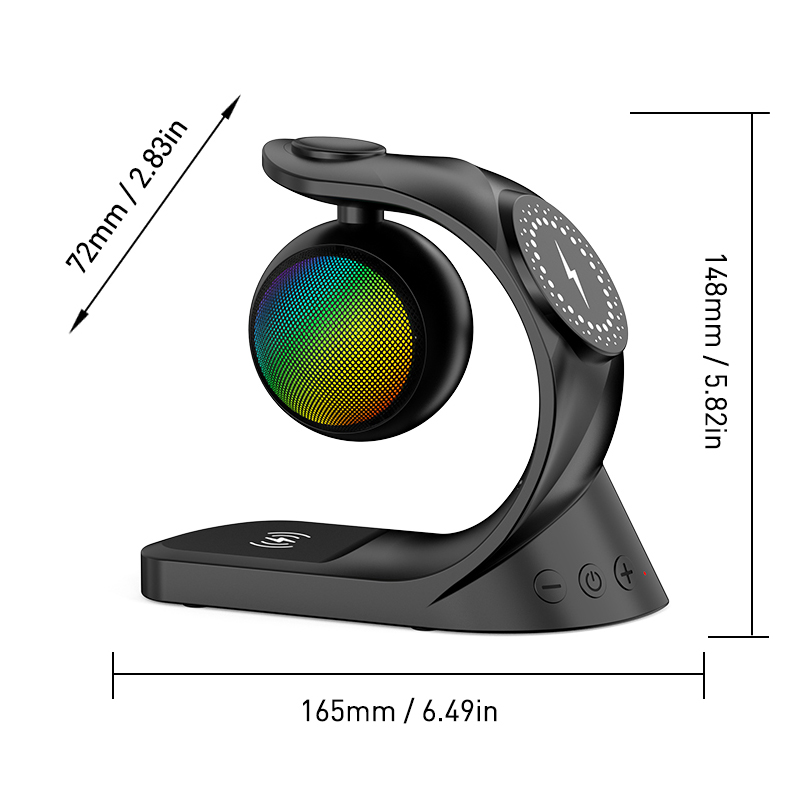 ABS 5 In 1 Multifunction Mini Smart Portable Bluetooth Speakers With 500mAh Battery