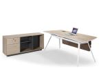 Durable Smooth Edge Office Manager Desk Environmental Friendly E1 Materials