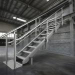 Industrial Strength Stainless Steel Handrails for Warehouses