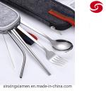 Reusable Stainless Steel Travel Flatware Camping Cutlery Set in Case